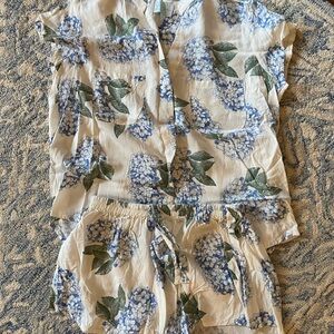 Floral Print Pajama Set